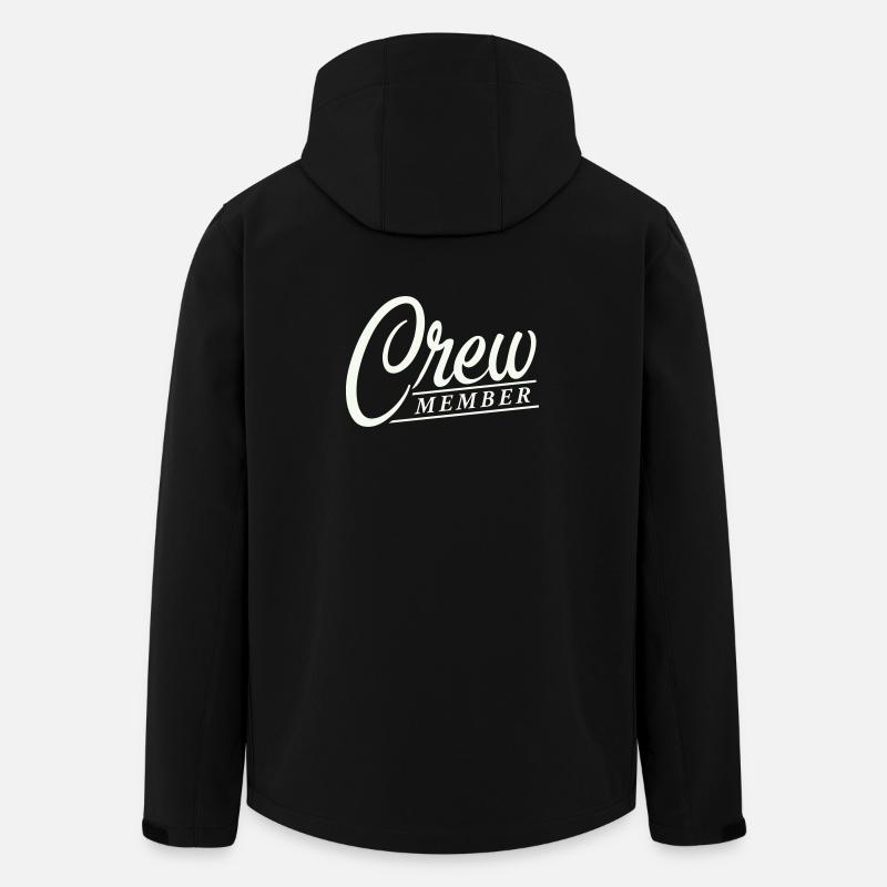 membre d’équipage - Veste softshell homme en polyester recyclé Stanley/Stella - noir