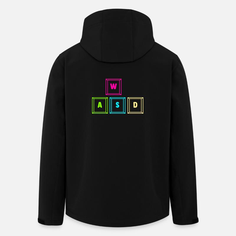 Zocken Computerspieler Zocker Gaming Gamer - Recycelte Männer Softshell-Jacke von Stanley/Stella - Schwarz