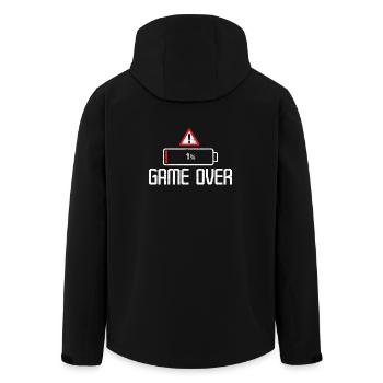 Gaming Gamer Videospiele Controller Zocken Zocker - Recycelte Männer Softshell-Jacke von Stanley/Stella - Schwarz - Hinten - AI Model Male 185 light (185cm)