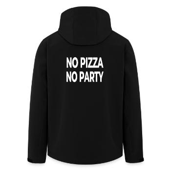 Pizza - Veste softshell homme en polyester recyclé Stanley/Stella - noir - Dos - AI Model Male 185 light (185cm)