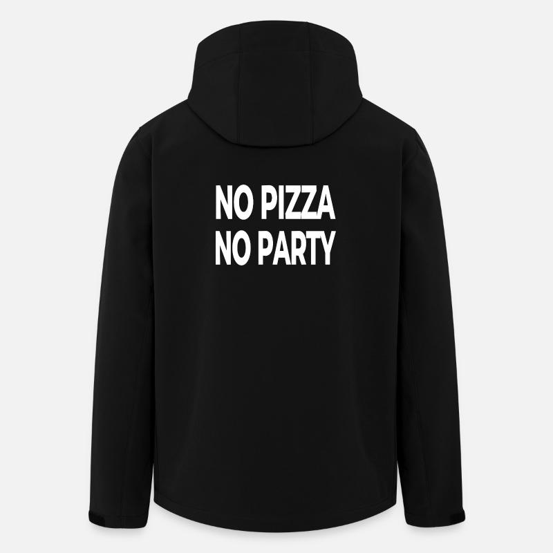 Pizza - Recycelte Männer Softshell-Jacke von Stanley/Stella - Schwarz