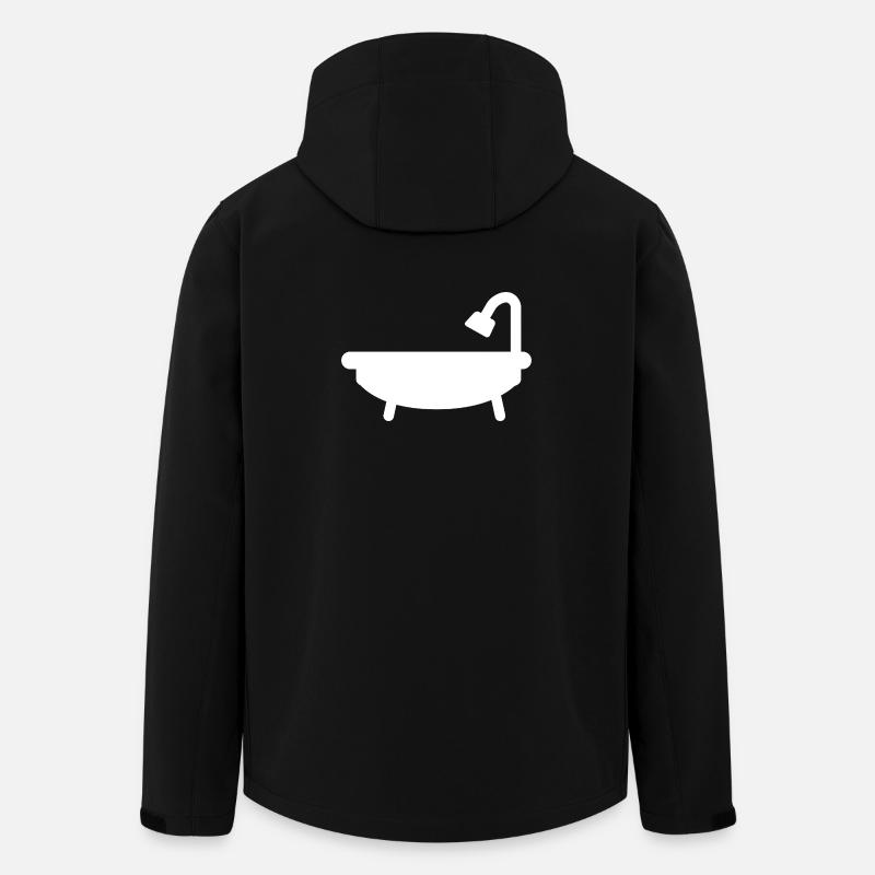 Bathtub - Men’s Recycled Softshell Jacket by Stanley/Stella - black