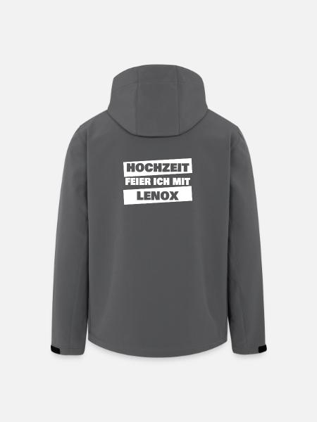 Heiraten Lenox - Recycelte Männer Softshell-Jacke von Stanley/Stella - Schwarz