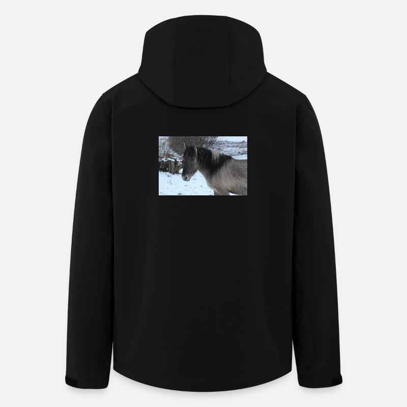 Affiche Cheval Cheval - Veste softshell homme en polyester recyclé Stanley/Stella - noir