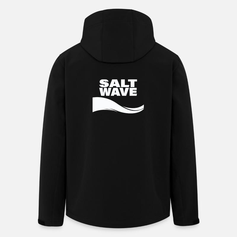 SALT WAVE - Recycelte Männer Softshell-Jacke von Stanley/Stella - Schwarz