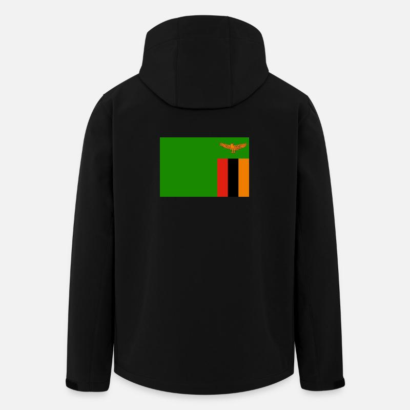 Sambia - Recycelte Männer Softshell-Jacke von Stanley/Stella - Schwarz