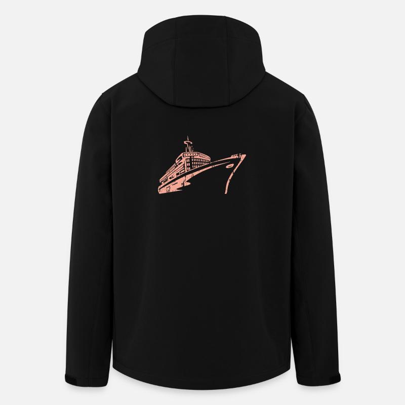 Kreuzfahrtschiff Kreuzfahrt Schiff Luxus - Recycelte Männer Softshell-Jacke von Stanley/Stella - Schwarz