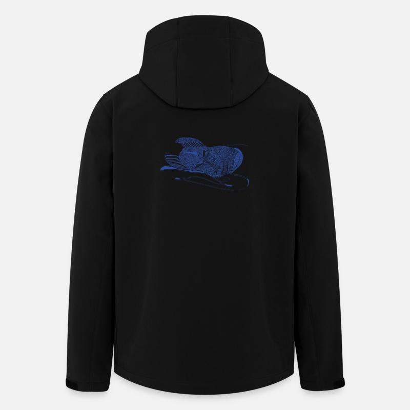 Sleeping Beauty - Recycelte Männer Softshell-Jacke von Stanley/Stella - Schwarz