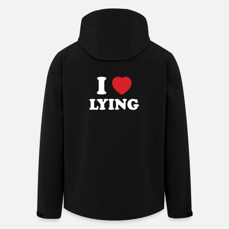 Expression de Liberation, I Love Lying - Veste softshell homme en polyester recyclé Stanley/Stella - noir