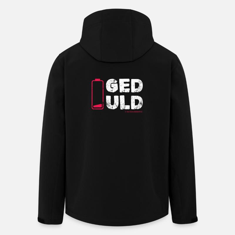 Geduld – nicht meine Kernkompetenz Statement - Recycelte Männer Softshell-Jacke von Stanley/Stella - Schwarz