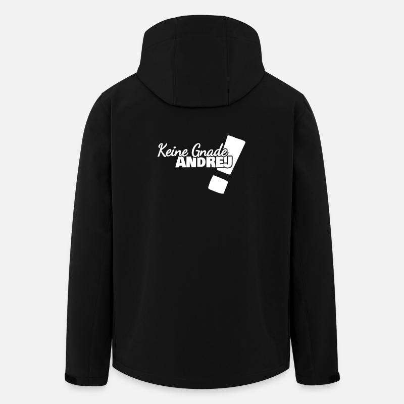 Lustig Andrej - Recycelte Männer Softshell-Jacke von Stanley/Stella - Schwarz