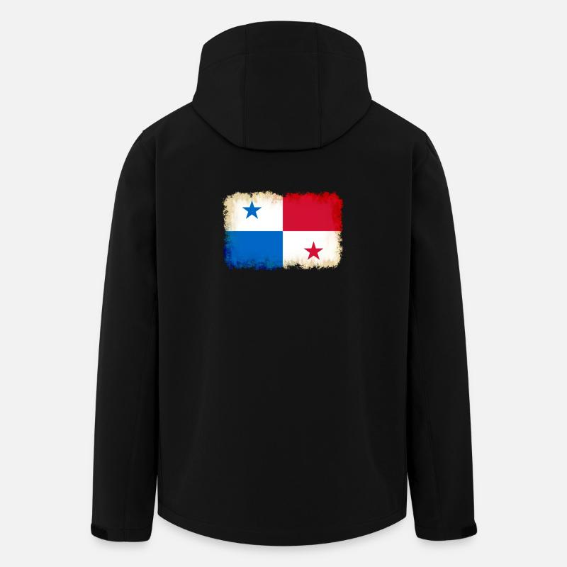 Panama als Panama - Recycelte Männer Softshell-Jacke von Stanley/Stella - Schwarz