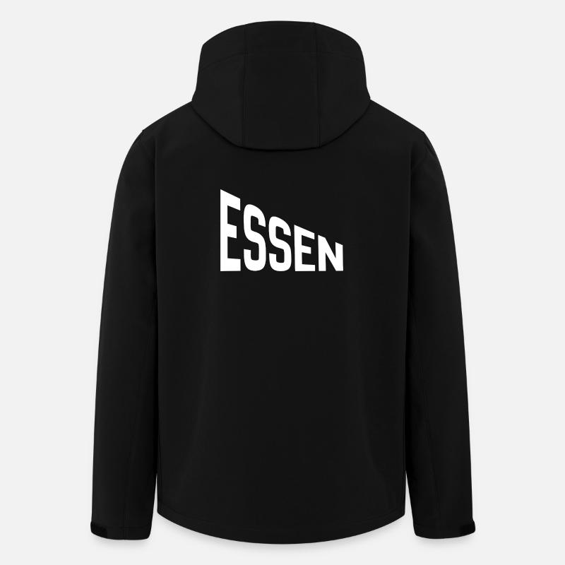 Essen - Recycelte Männer Softshell-Jacke von Stanley/Stella - Schwarz