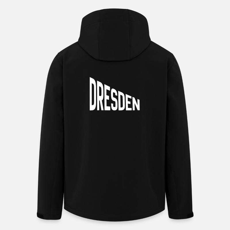 Dresden - Recycelte Männer Softshell-Jacke von Stanley/Stella - Schwarz