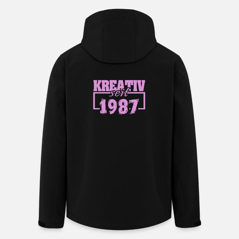 Création 1987 - Veste softshell homme en polyester recyclé Discoverer Stanley/Stella - noir