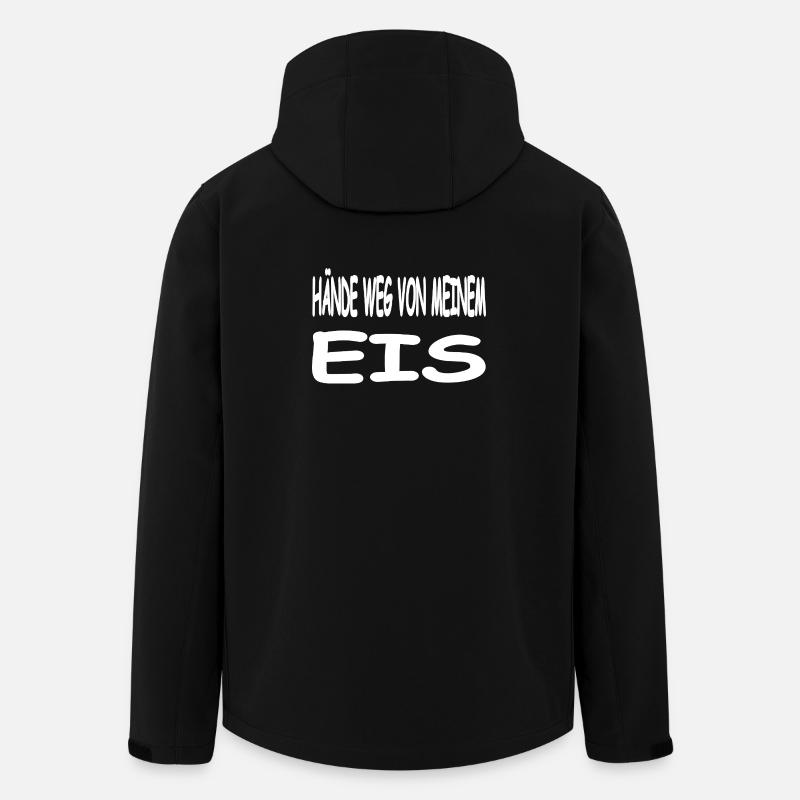 Eis - Recycelte Männer Softshell-Jacke von Stanley/Stella - Schwarz