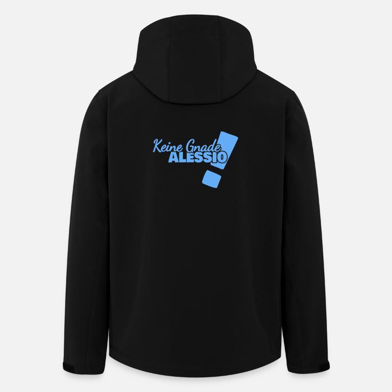 Alessio als Lustig - Recycelte Männer Softshell-Jacke von Stanley/Stella - Schwarz