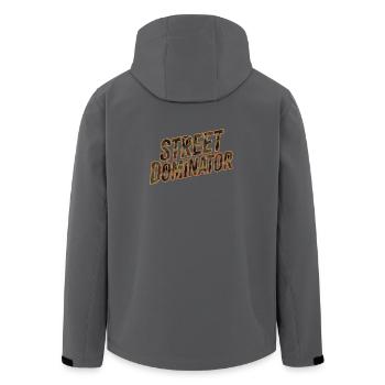 Street Dominator Car Tuner Style Camouflage - Men’s Recycled Softshell Jacket by Stanley/Stella - black - Back - AI Model Male 185 light (185cm)