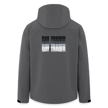Day Trader Marché boursier Trader boursier - Veste softshell homme en polyester recyclé Stanley/Stella - noir - Dos - AI Model Male 185 light (185cm)