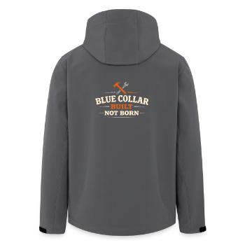 Mode de vie ouvrier Fierté ouvrière Travail - Veste softshell homme en polyester recyclé Stanley/Stella - noir - Dos - AI Model Male 185 light (185cm)