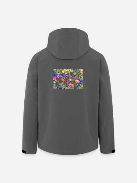 kjrihsjhunjgh - Veste softshell homme en polyester recyclé Stanley/Stella - noir