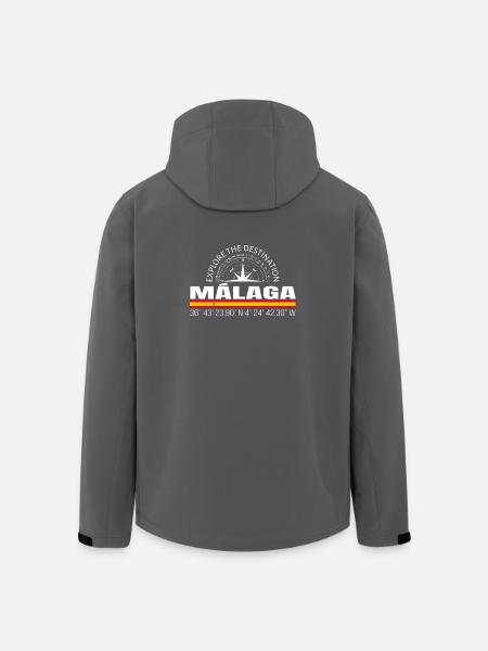 Málaga - Recycelte Männer Softshell-Jacke von Stanley/Stella - Schwarz