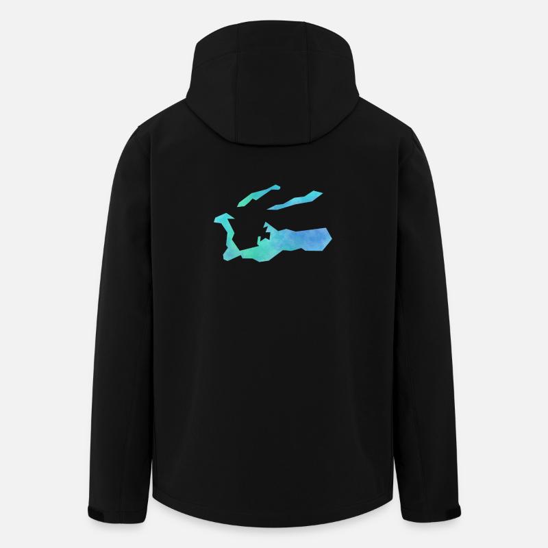 Cayman Islands - Men’s Recycled Softshell Jacket by Stanley/Stella - black