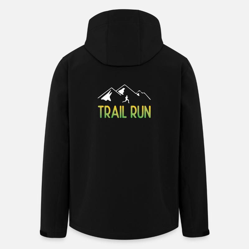 Trail Run - Men’s Recycled Softshell Jacket by Stanley/Stella - black