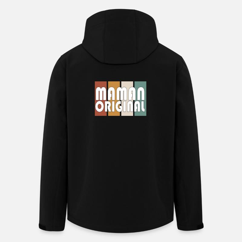 Ursprüngliche Mutter - Recycelte Männer Softshell-Jacke von Stanley/Stella - Schwarz