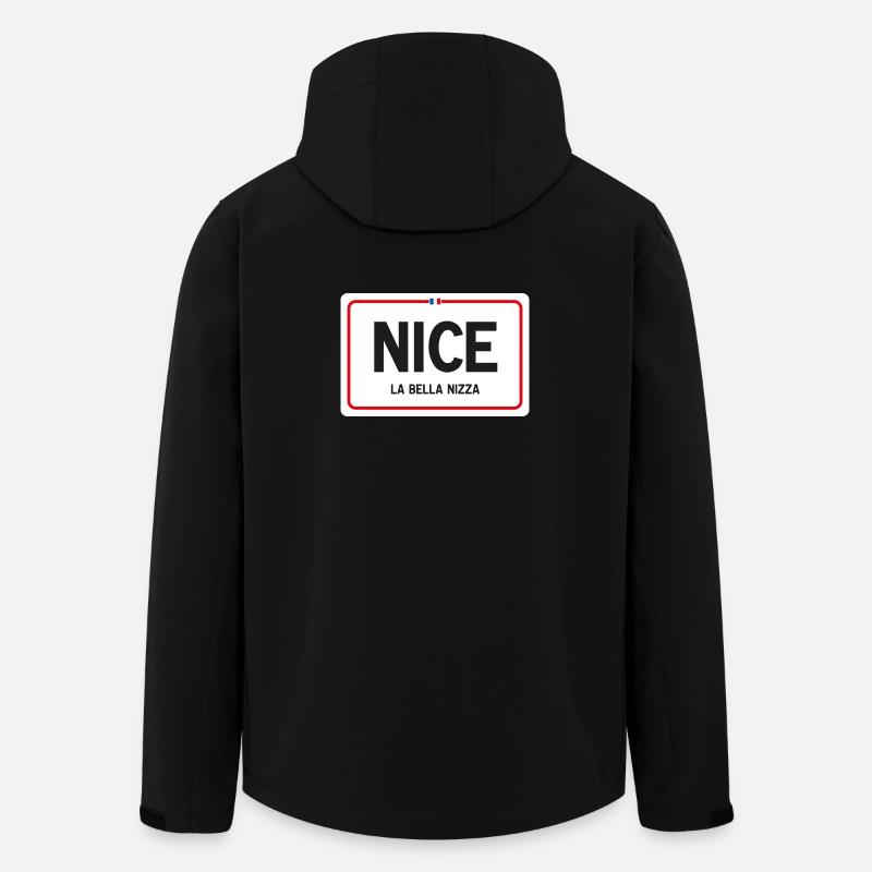 Schönes Ortsnamensschild - Recycelte Männer Softshell-Jacke von Stanley/Stella - Schwarz