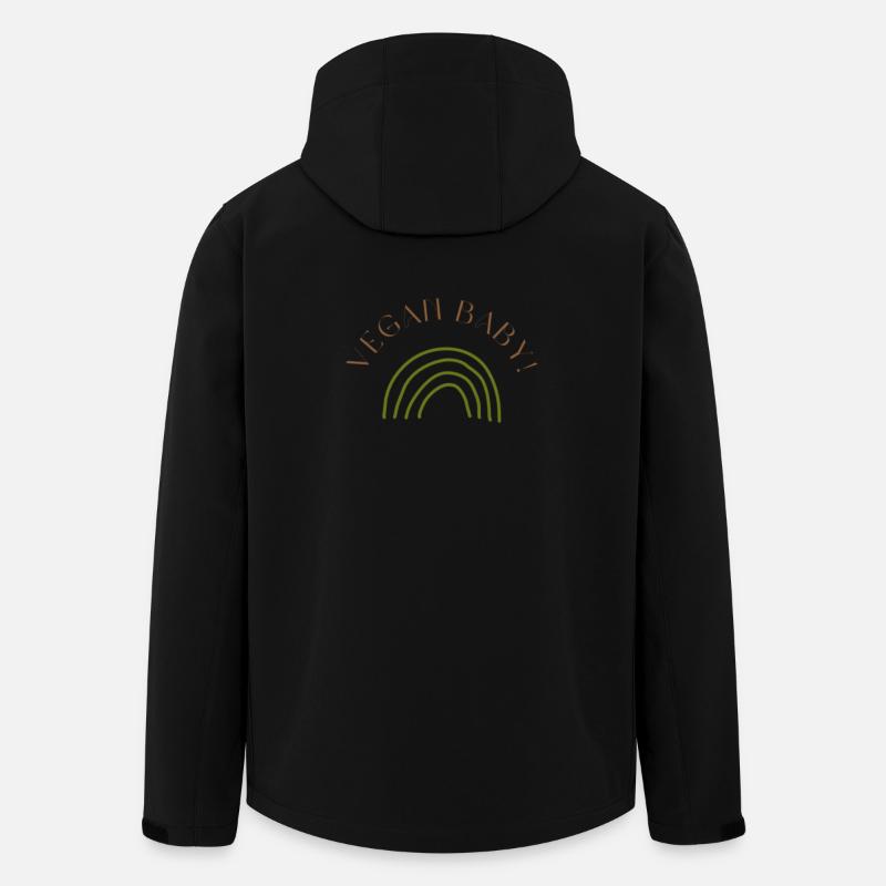 VEGAN BABY! - Recycelte Männer Softshell-Jacke von Stanley/Stella - Schwarz