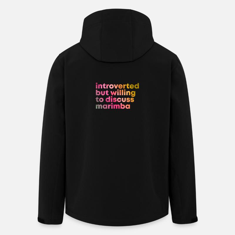 Marimba - Recycelte Männer Softshell-Jacke von Stanley/Stella - Schwarz