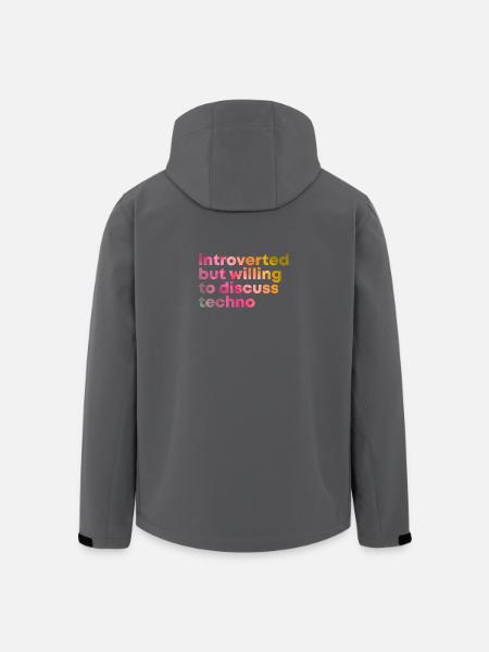 Techno - Recycelte Männer Softshell-Jacke von Stanley/Stella - Schwarz