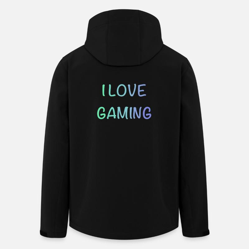 J’adore le jeu vidéo - Veste softshell homme en polyester recyclé Stanley/Stella - noir