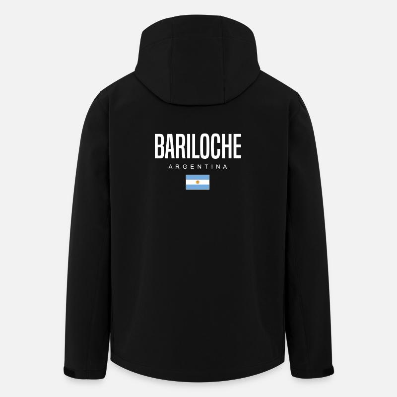 Bariloche Argentinien Argentinier - Recycelte Männer Softshell-Jacke von Stanley/Stella - Schwarz