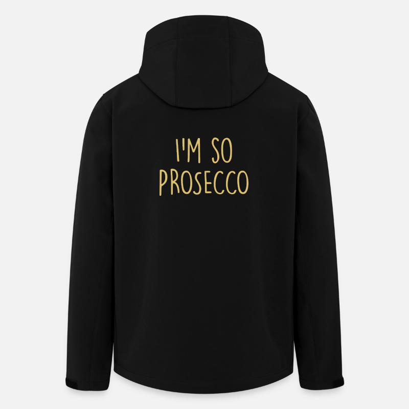 Prosecco - Recycelte Männer Softshell-Jacke von Stanley/Stella - Schwarz