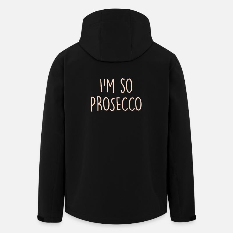 Prosecco - Recycelte Männer Softshell-Jacke von Stanley/Stella - Schwarz