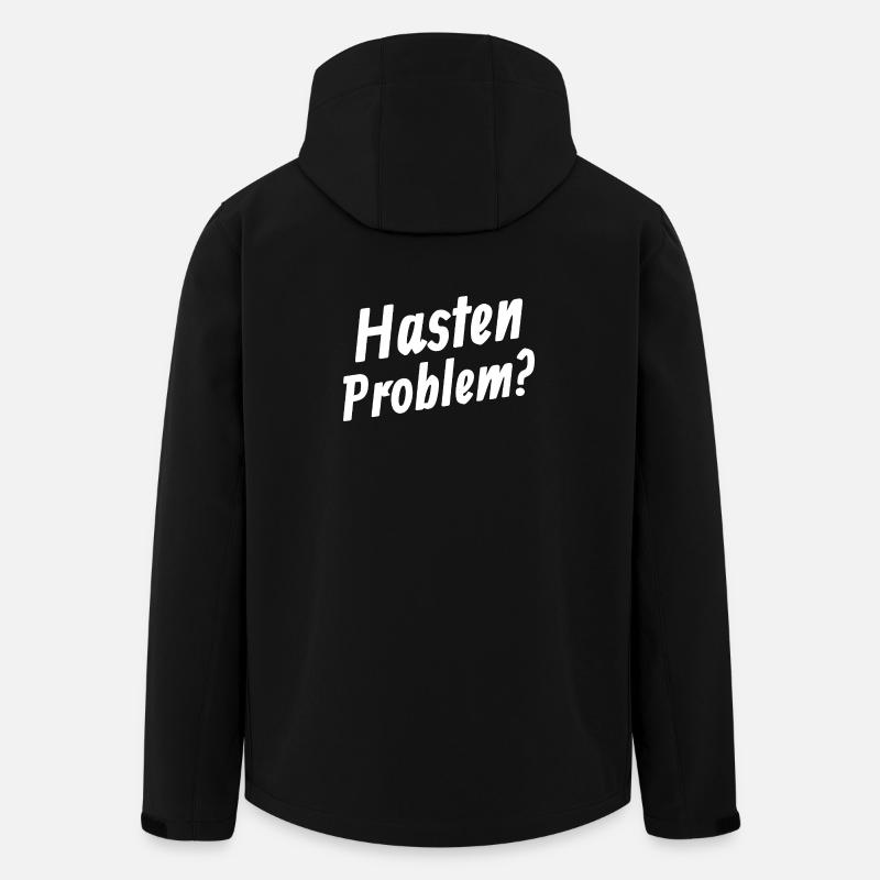Problème de la hâte - Veste softshell homme en polyester recyclé Stanley/Stella - noir
