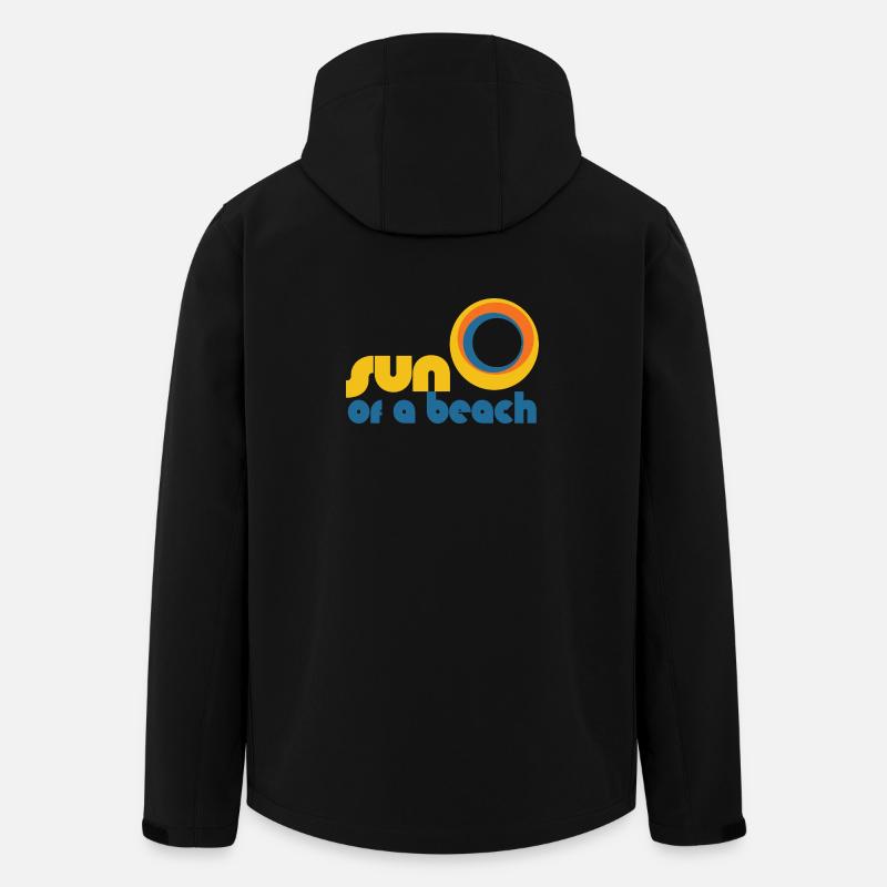 Sonne eines Strandes - Recycelte Männer Softshell-Jacke von Stanley/Stella - Schwarz