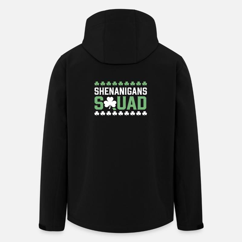 Équipe de Chicanements Shamrock Tee - Veste softshell homme en polyester recyclé Stanley/Stella - noir