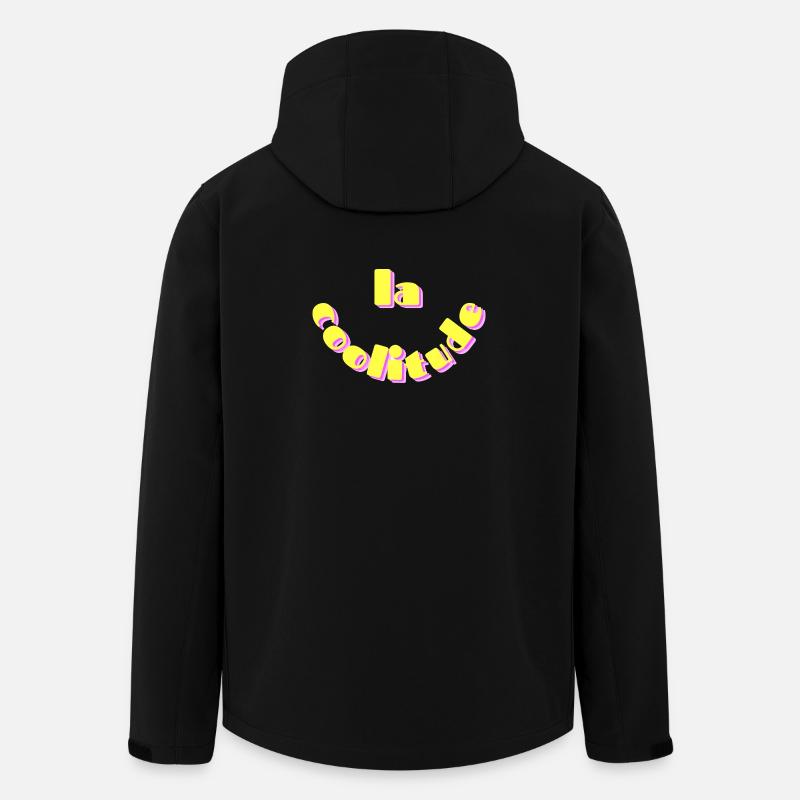 Coolness - Recycelte Männer Softshell-Jacke von Stanley/Stella - Schwarz