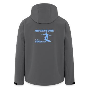 SURF ADVENTURE - Recycelte Männer Softshell-Jacke von Stanley/Stella - Schwarz - Hinten - AI Model Male 185 light (185cm)