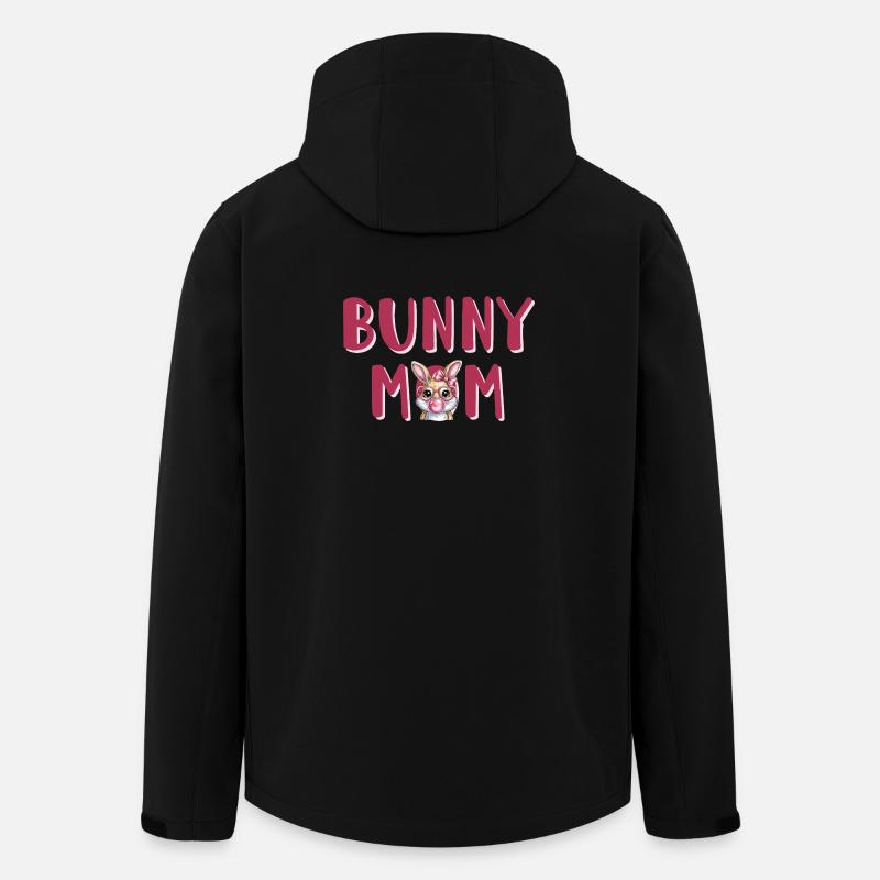 rabbit mom - Men’s Recycled Softshell Jacket by Stanley/Stella - black