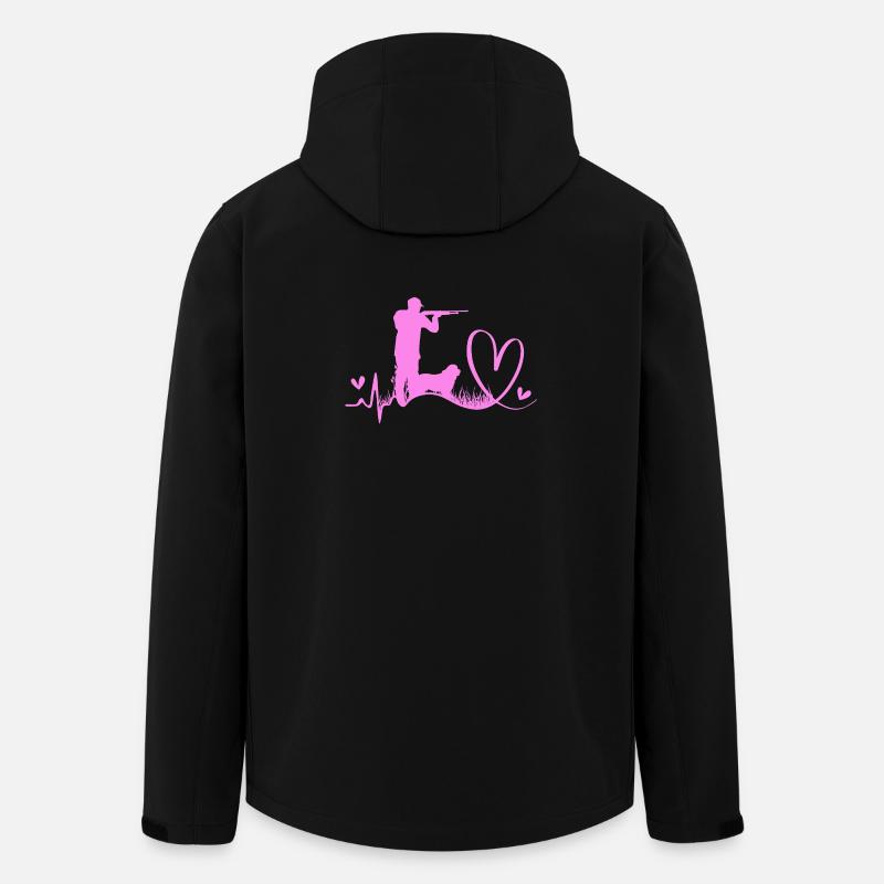 Ente Jagd Jäger Entenjagd - Recycelte Männer Softshell-Jacke von Stanley/Stella - Schwarz
