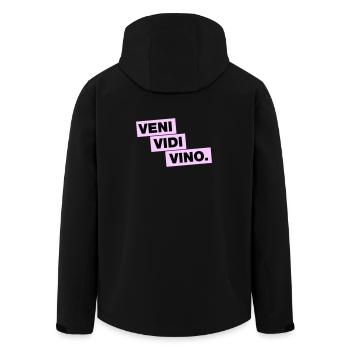 Veni Vidi Vino - Veste softshell homme en polyester recyclé Stanley/Stella - noir - Dos - AI Model Male 185 light (185cm)