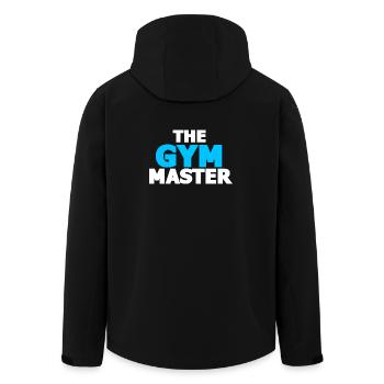 The Gym Master - Recycelte Männer Softshell-Jacke von Stanley/Stella - Schwarz - Hinten - AI Model Male 185 light (185cm)
