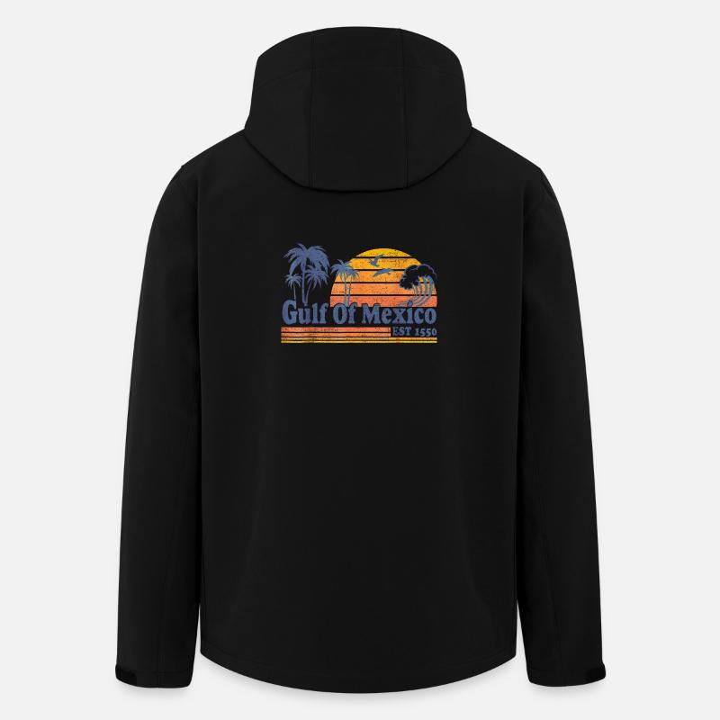 Gulf Of Mexico - Recycelte Männer Softshell-Jacke von Stanley/Stella - Schwarz
