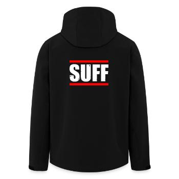 Suff Biertrinker Bierliebhaber Bier - Recycelte Männer Softshell-Jacke von Stanley/Stella - Schwarz - Hinten - AI Model Male 185 light (185cm)