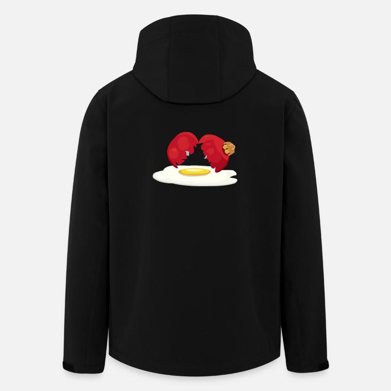 Weihnachtskugel zerbrochenes Ei - Recycelte Männer Softshell-Jacke von Stanley/Stella - Schwarz