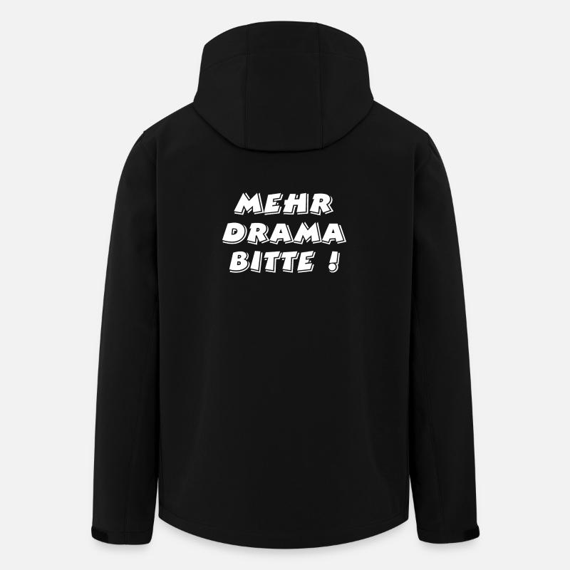 Drama - Recycelte Männer Softshell-Jacke von Stanley/Stella - Schwarz